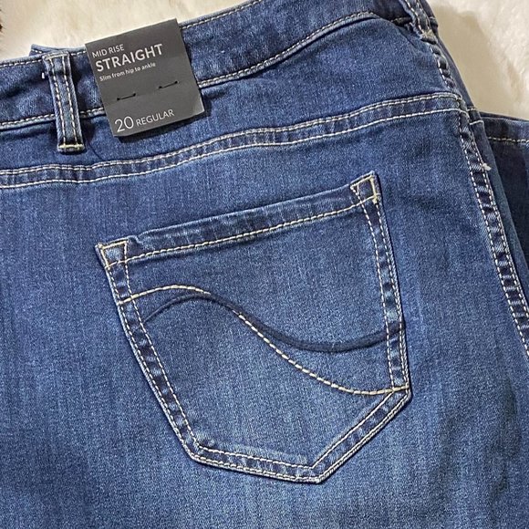 Lane Bryant Mid Rise Straight Jean Size 20 - Picture 6 of 6